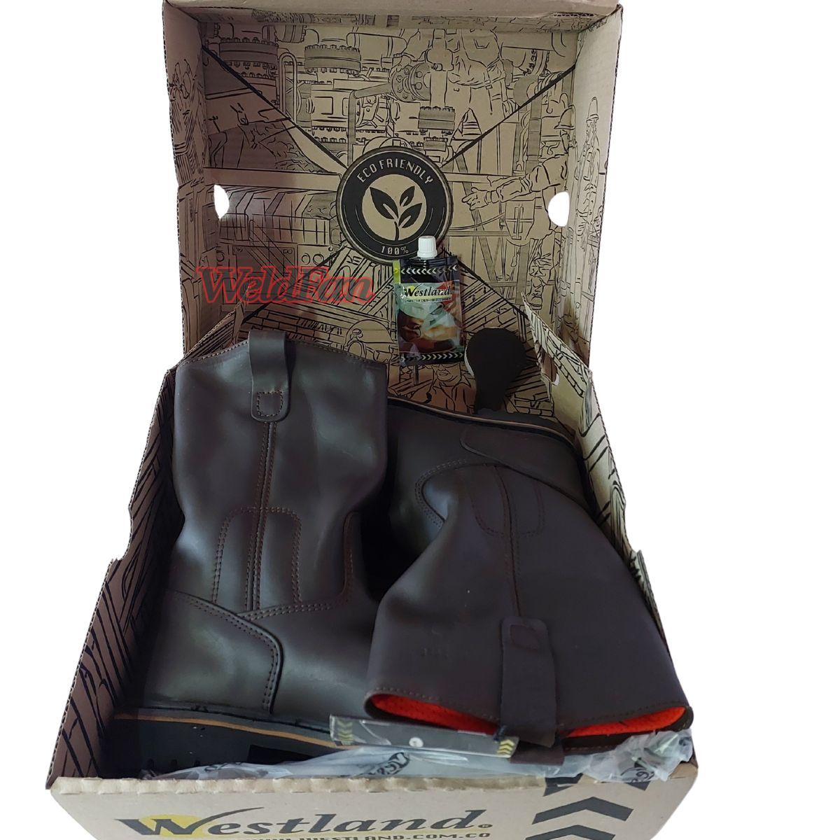 Botas Soldador Marca Westland Wellington 8609-A4-4 Cafe - Imagen 7