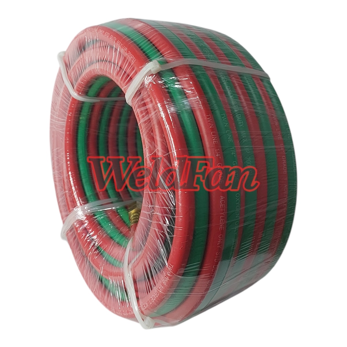 Manguera Oxicorte 15mts X 1/4 Con Terminales/ Manguera Doble - Imagen 3