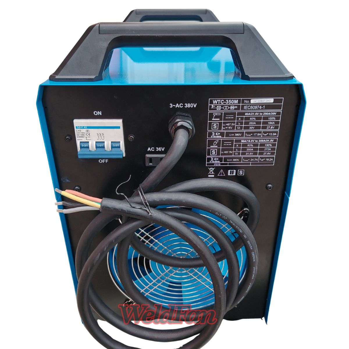 Maquina De Soldar Weltec Wtc-350 Mig- Mma/ 380v - Imagen 10