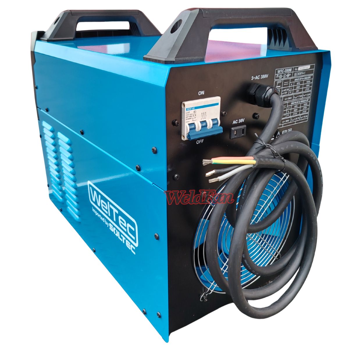 Maquina De Soldar Weltec Wtc-350 Mig- Mma/ 380v - Imagen 8