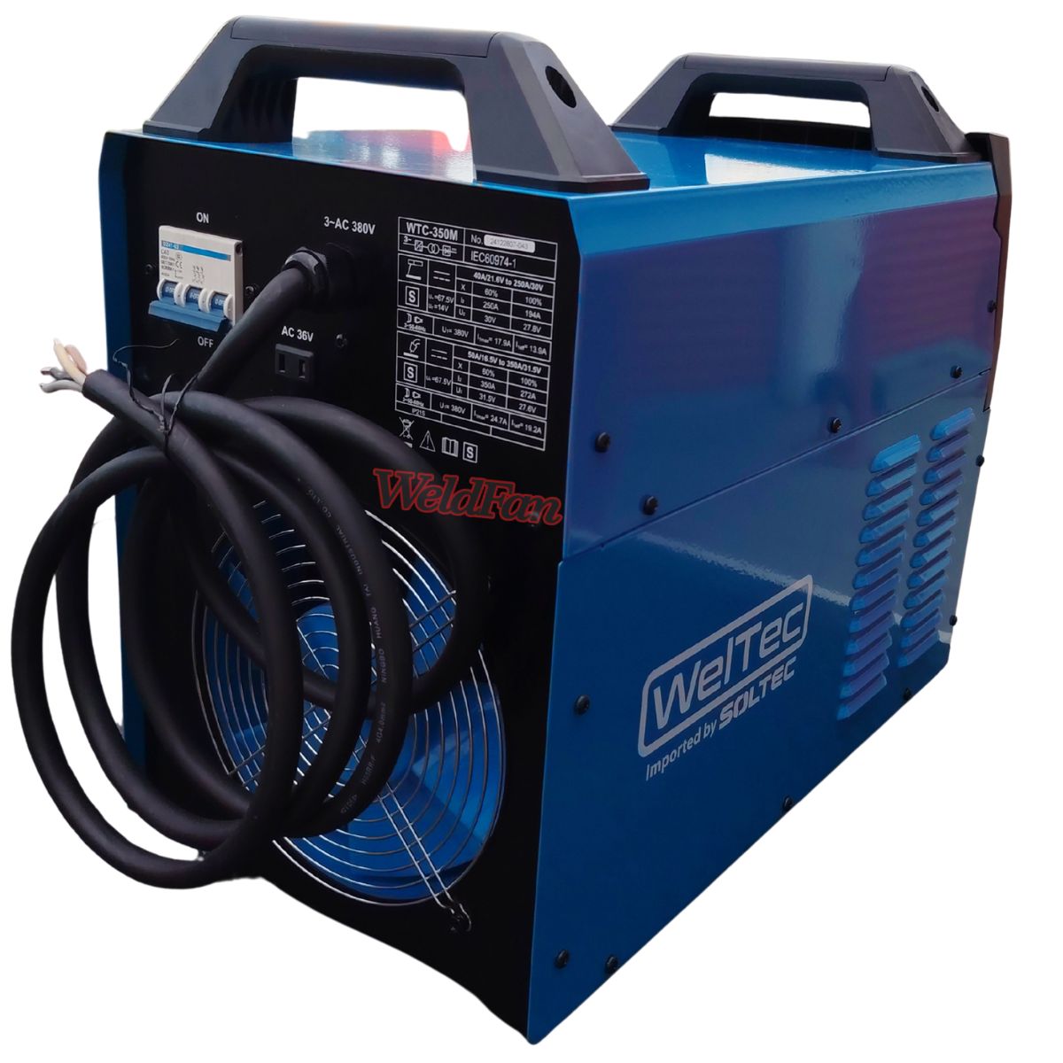 Maquina De Soldar Weltec Wtc-350 Mig- Mma/ 380v - Imagen 12