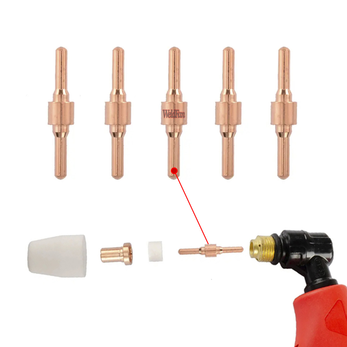 Consumible Plasma Electrodo Cut-40 /accesorio Pt-31