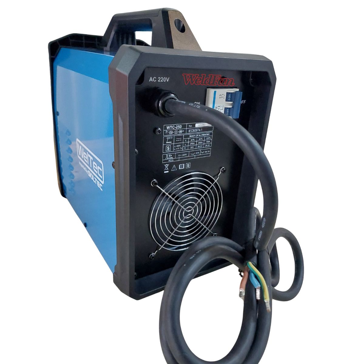 Maquina De Soldar Wtc-250a Mma 220v /250a Panel Digital - Imagen 6