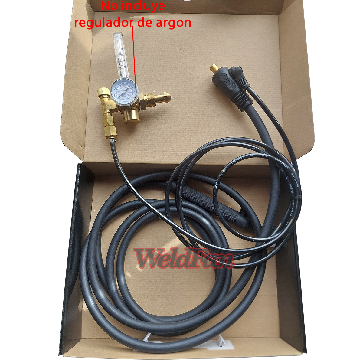 EQUIPO TIG WP26 V de 200amp 4M CON MACHO 50-70 CON CONEXION DE ARGON M16 - Imagen 2