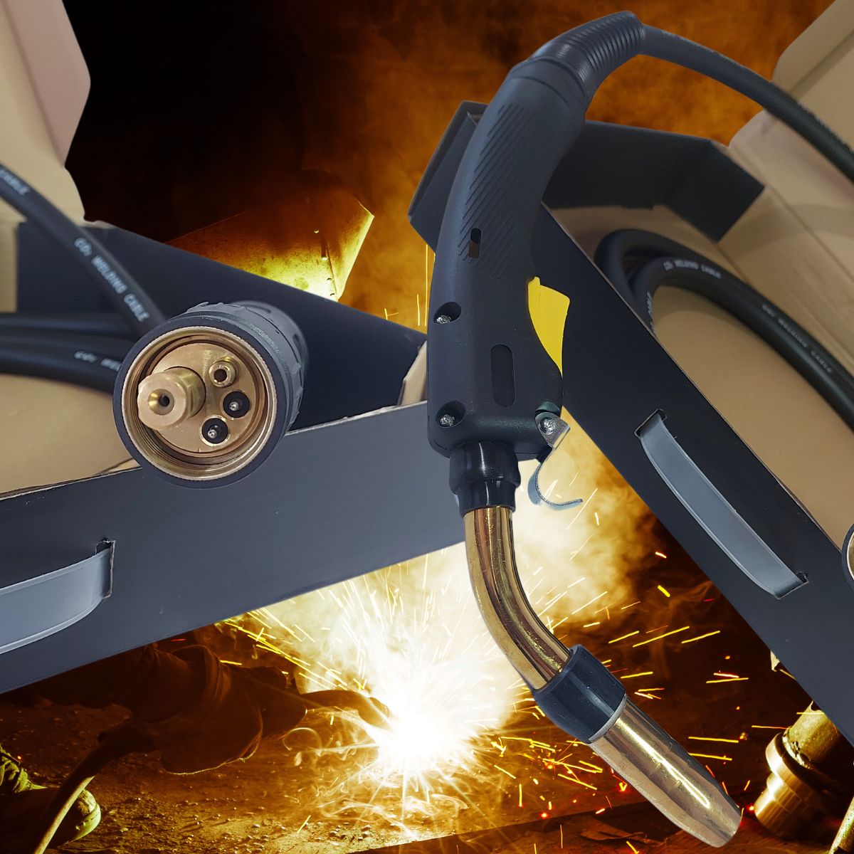 Torcha o Pistola Mig BN300 modelo Bernard 300 Amp (4,5MTS) - Imagen 6