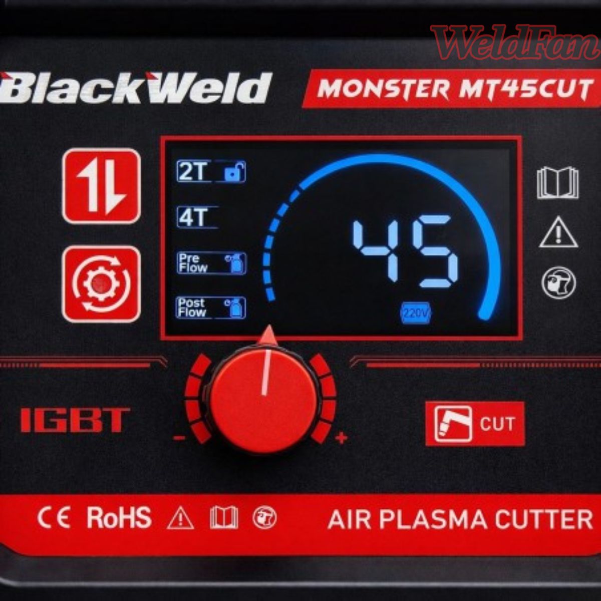Maquina Plasma Blackweld Monster MT45 Cut/ 40amp / 220v - Imagen 3