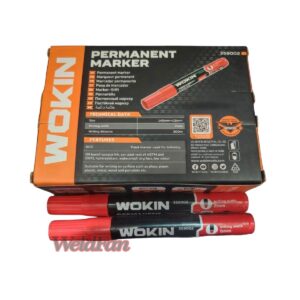 Marcador Permanente Negro y Rojo Wokin
